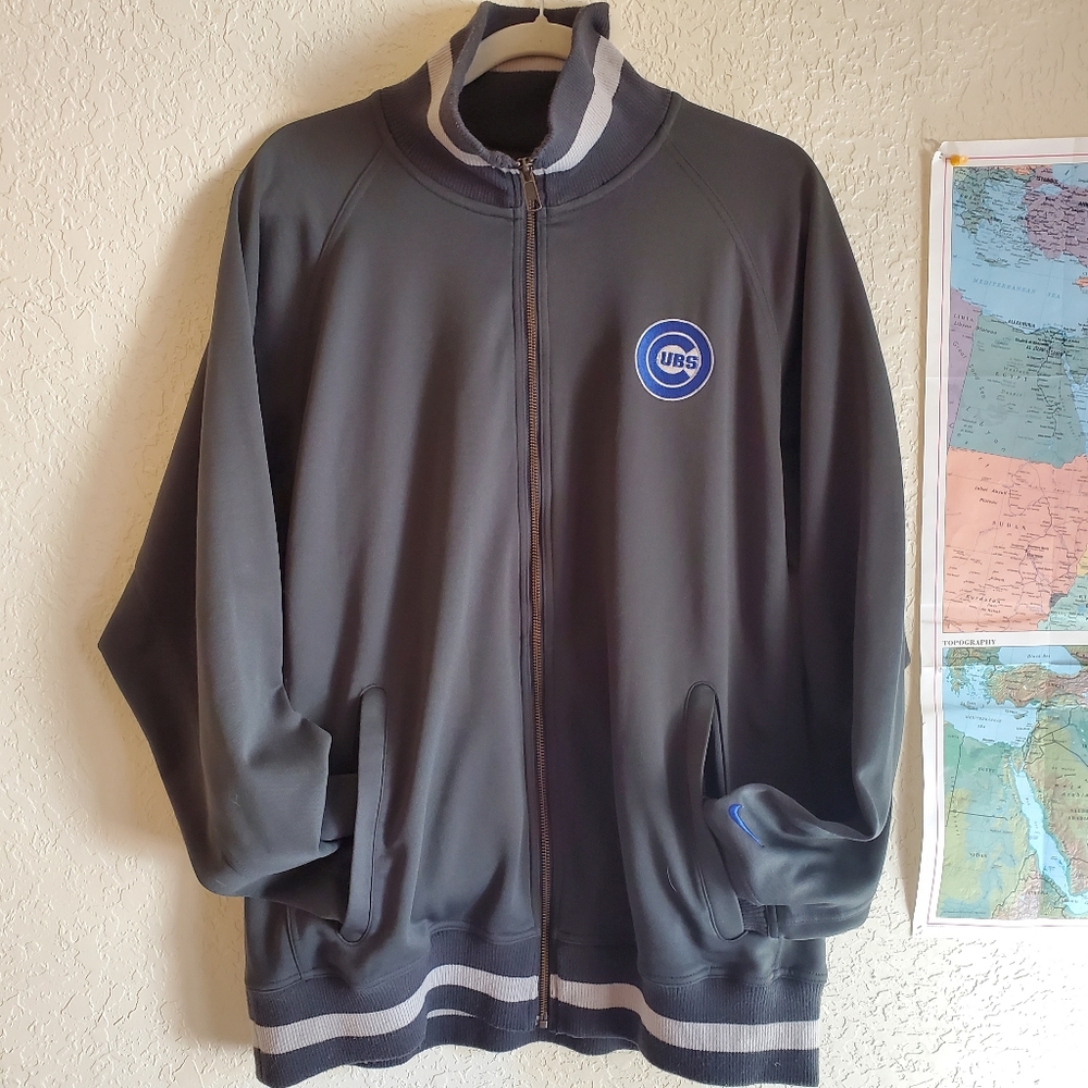 Nike Cubs Zip Up Crewneck